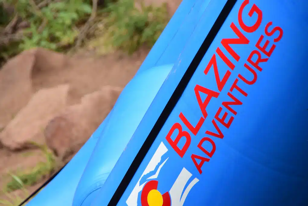 Blazing Adventures Rafting Logo