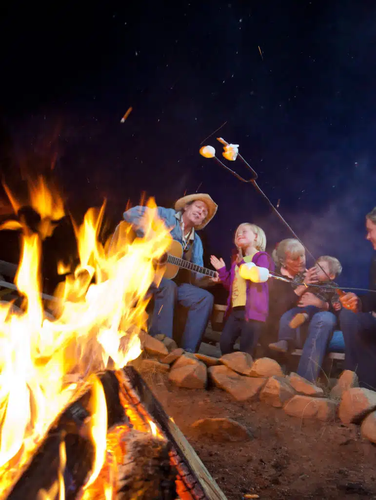 Sunset Dinner and Campfire Family Adventures in Aspen Snowmass.