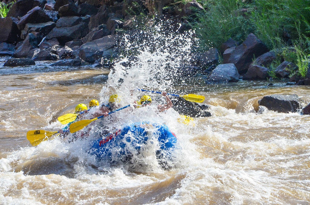 big splash in whitewater