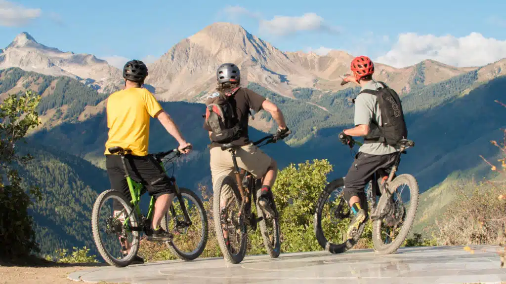 Aspen Snowmass MTB Adventures. Singletrack on the Rim Mountain Biking Trail